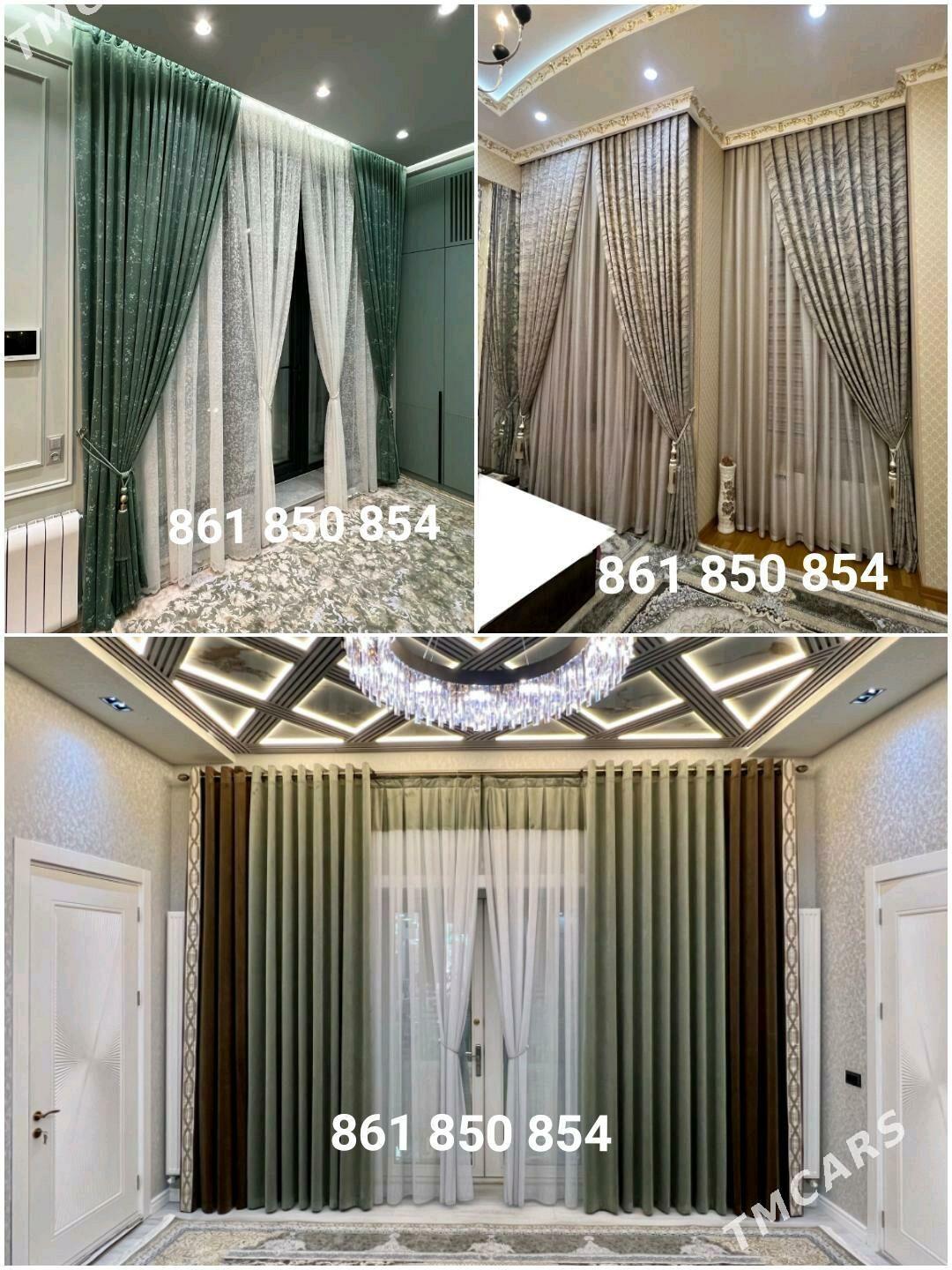 TUTULAR PERDE ШТОРЫ ЗАНАВЕСКИ - Aşgabat - img 6