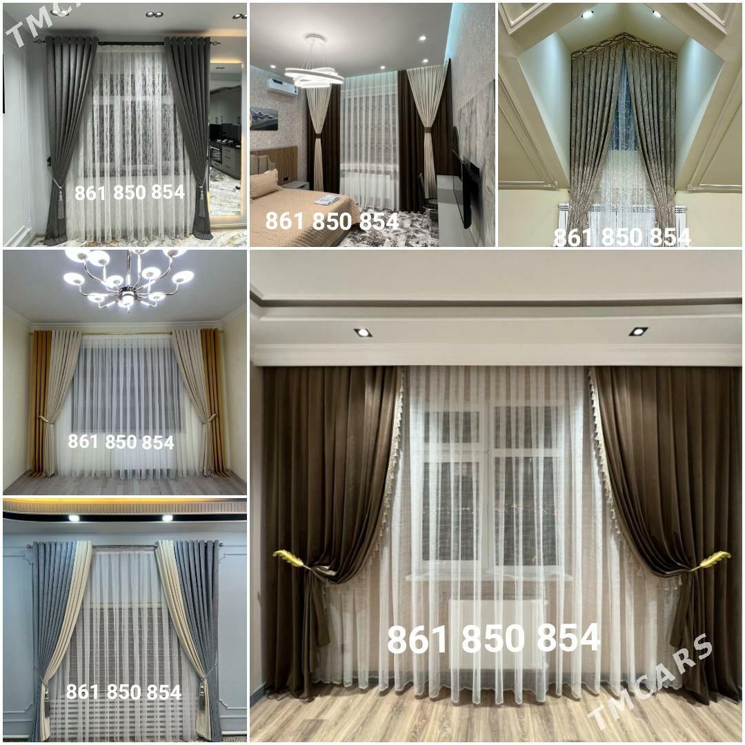 TUTULAR PERDE ШТОРЫ ЗАНАВЕСКИ - Aşgabat - img 8