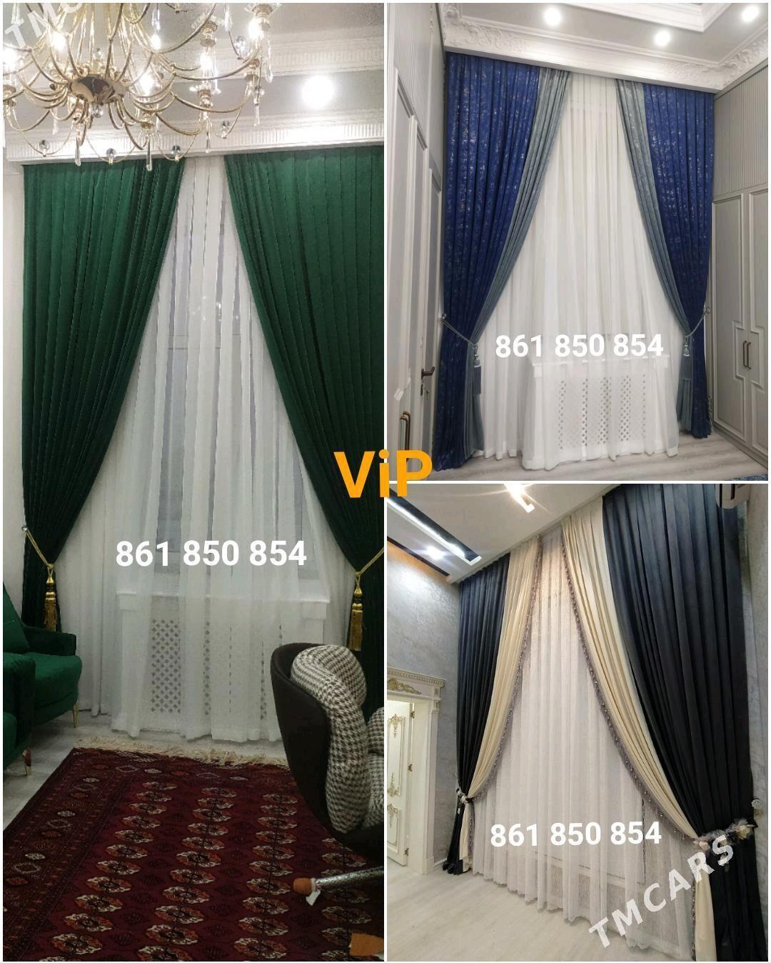 TUTULAR PERDE ШТОРЫ ЗАНАВЕСКИ - Aşgabat - img 10