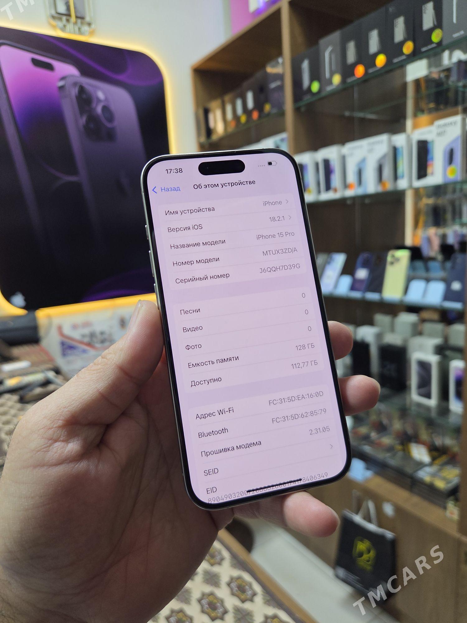 iPhone 15Pro 128gb 87%.1sim - Aşgabat - img 4