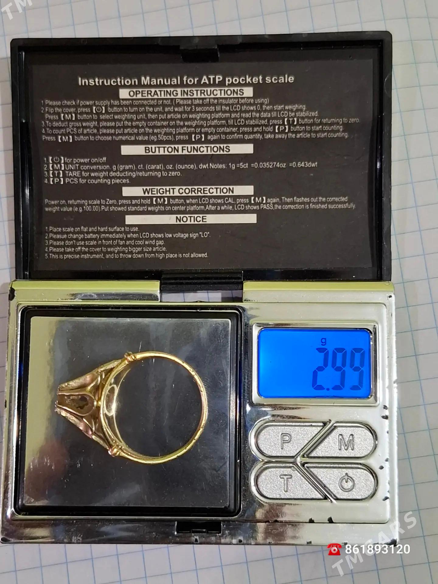 золоте кольцо 585 - Daşoguz - img 6