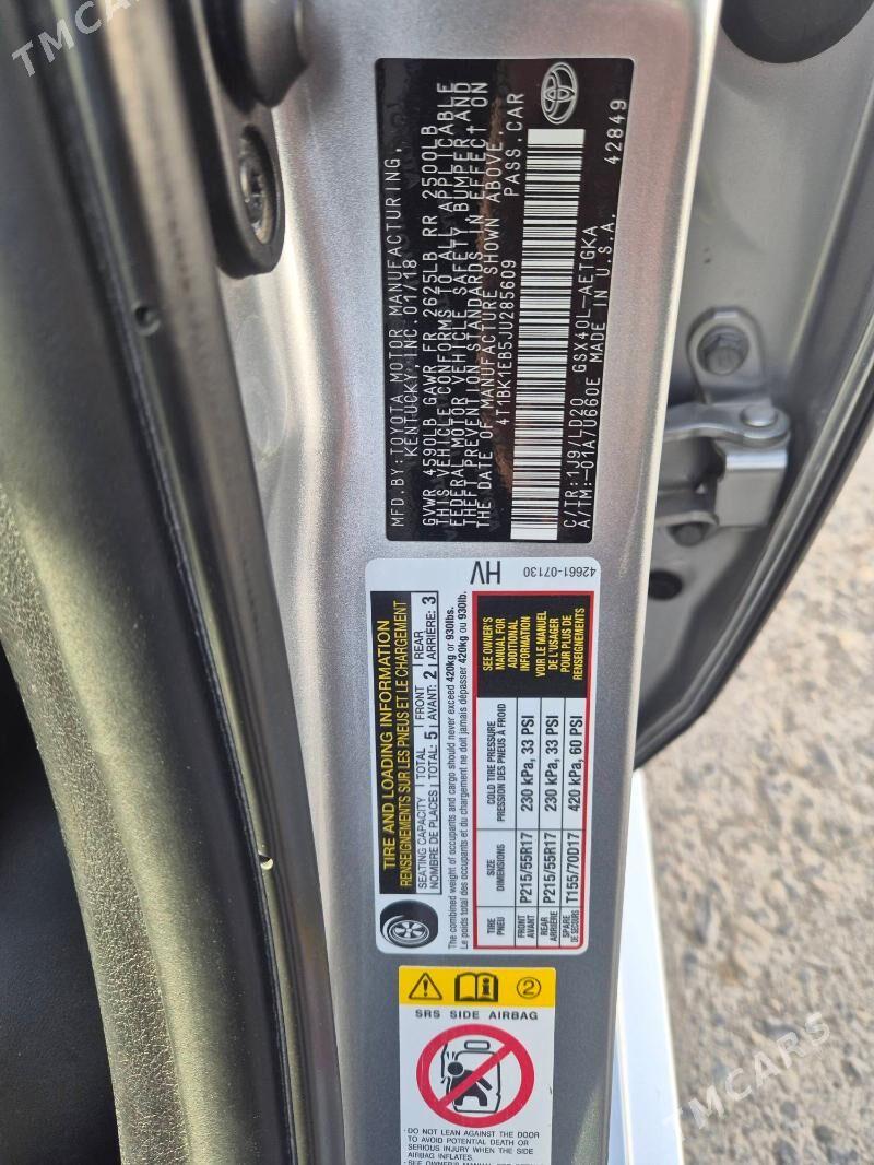 Toyota Avalon 2018 - 340 000 TMT - Gyzylarbat - img 7