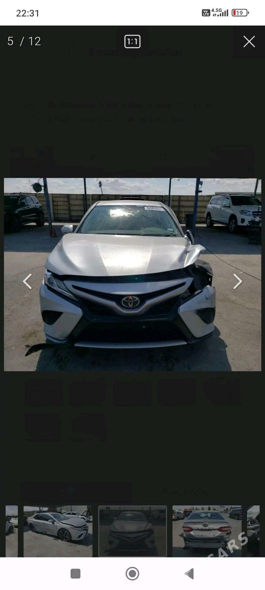 Toyota Camry 2020 - 300 000 TMT - Саят - img 6