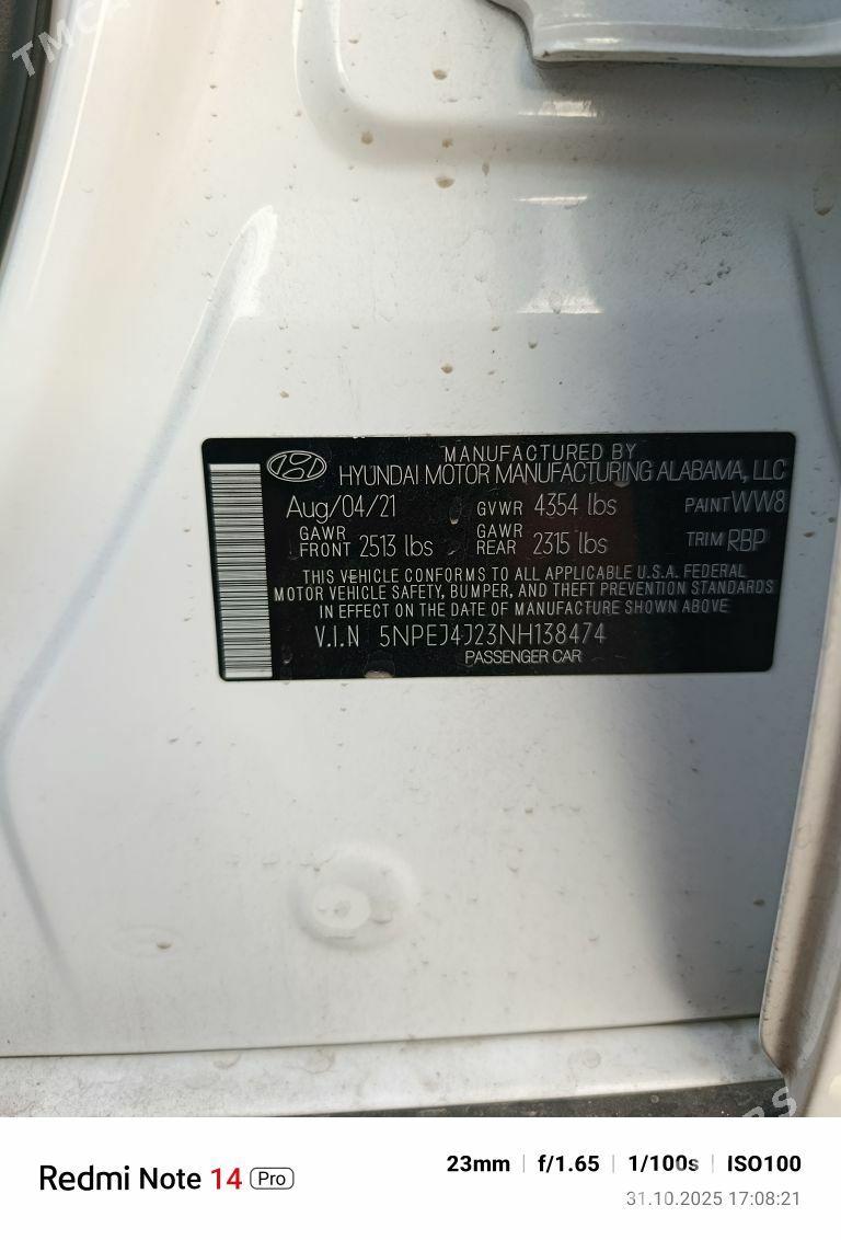 Hyundai Sonata 2021 - 225 000 TMT - Mary - img 8