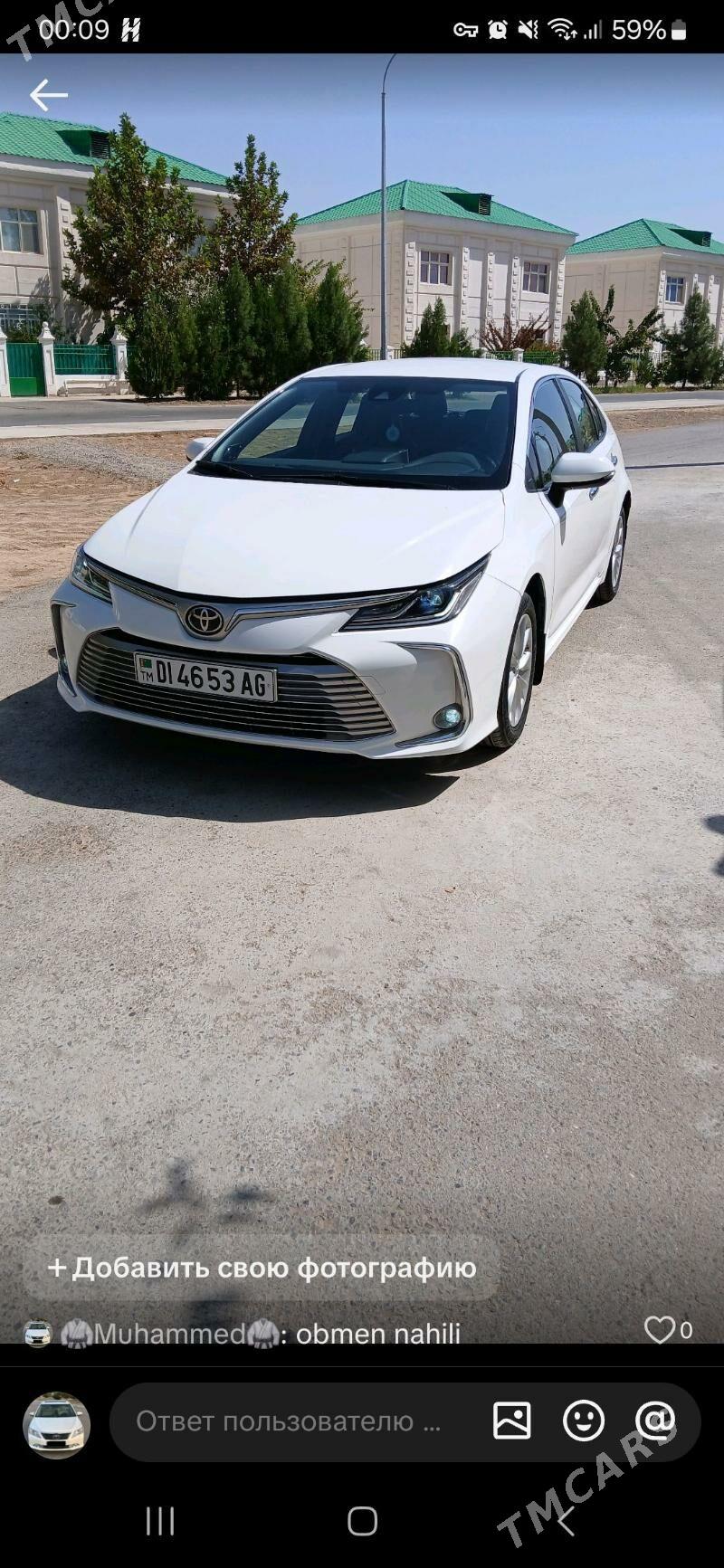 Toyota Corolla 2020 - 260 000 TMT - 1 mkr - img 7