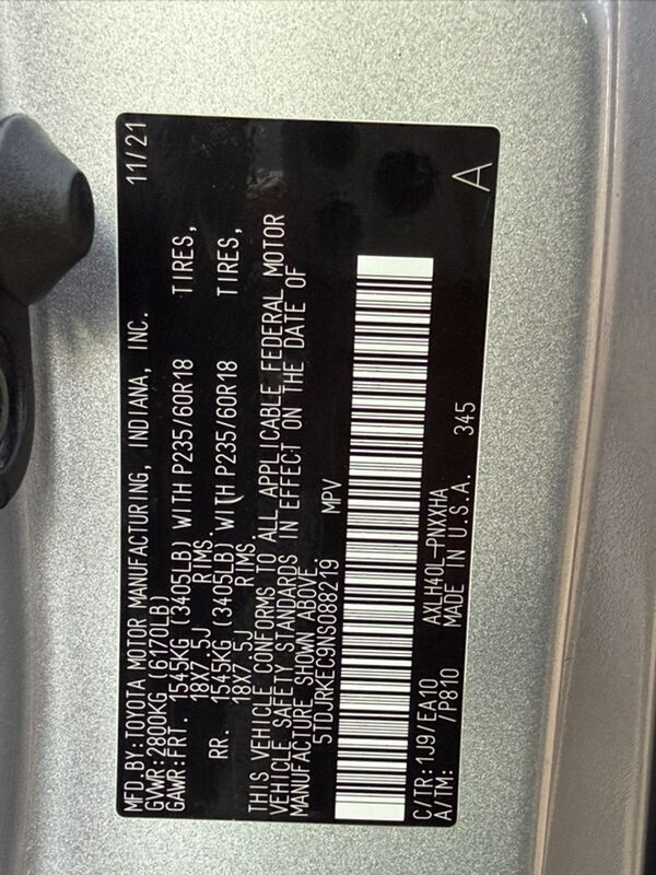 Toyota Sienna 2022 - 530 000 TMT - Мары - img 9