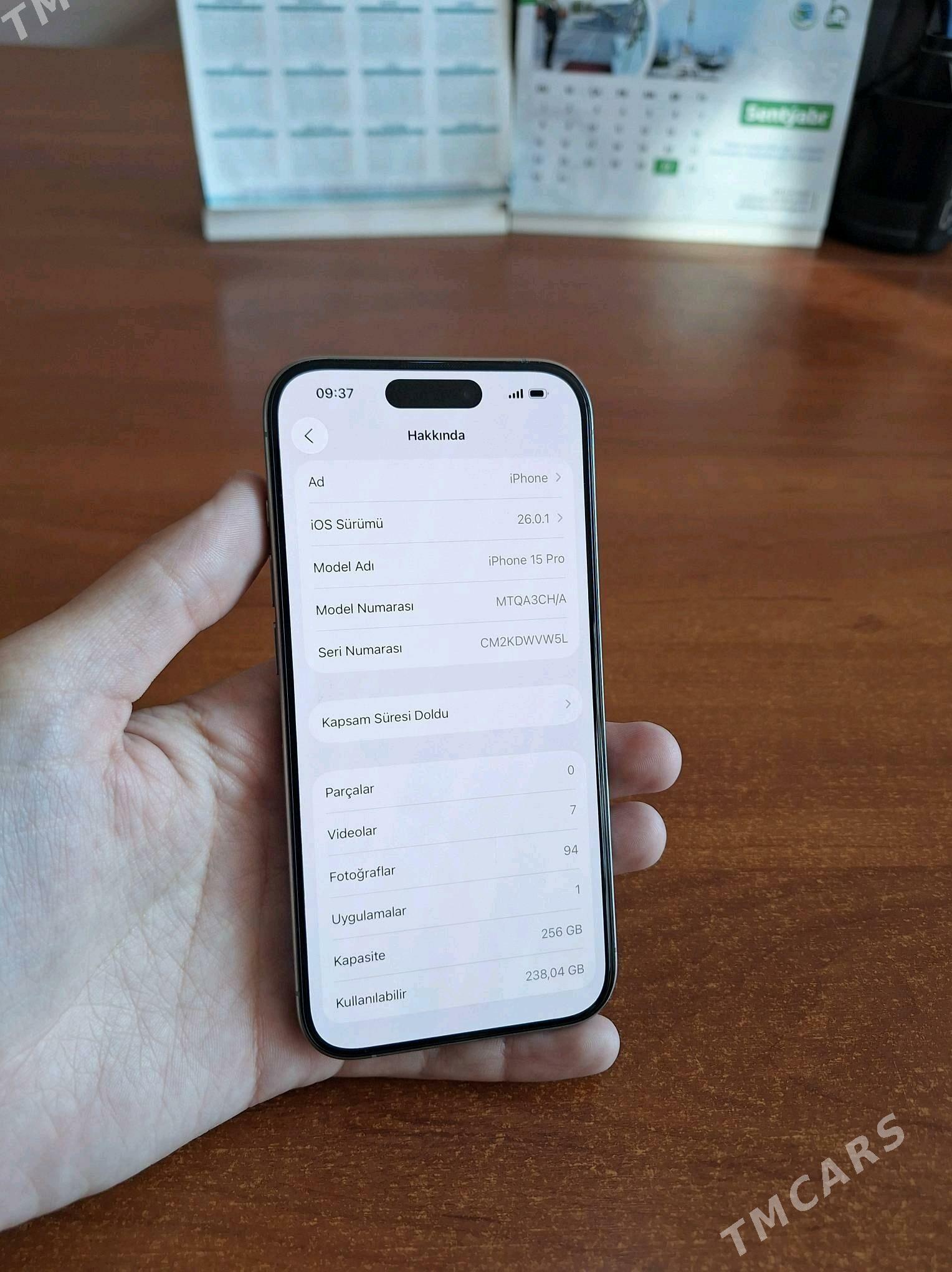iphone 15 pro 256gb - Балканабат - img 2