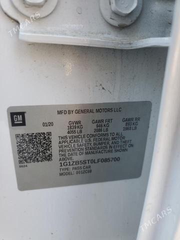 Chevrolet Malibu 2020 - 180 000 TMT - Aşgabat - img 4