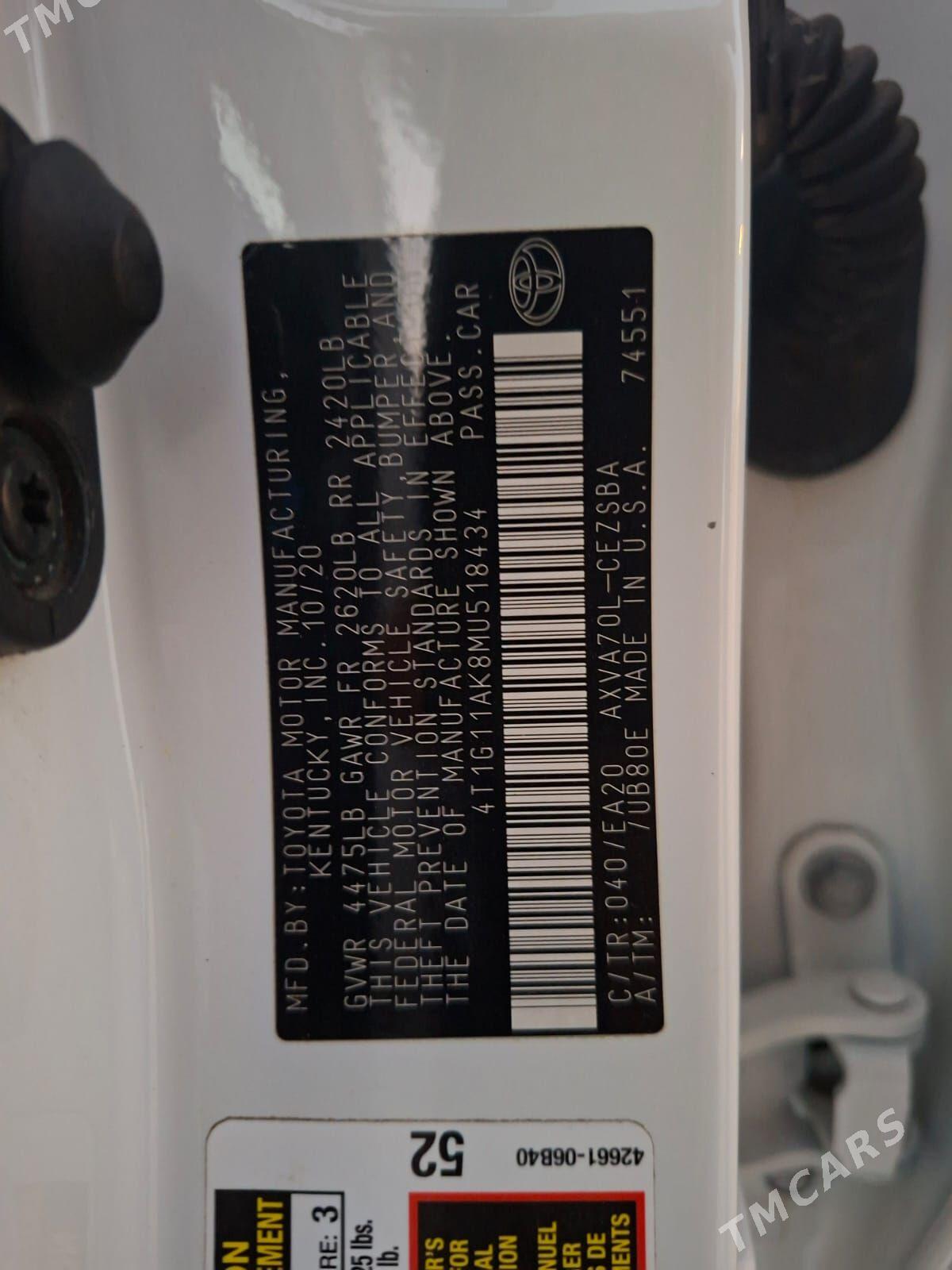 Toyota Camry 2021 - 318 000 TMT - Balkanabat - img 3