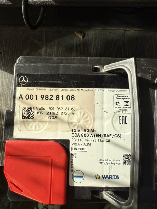 Mercedes akumlyator акумлятор 600 TMT - Ашхабад - img 2