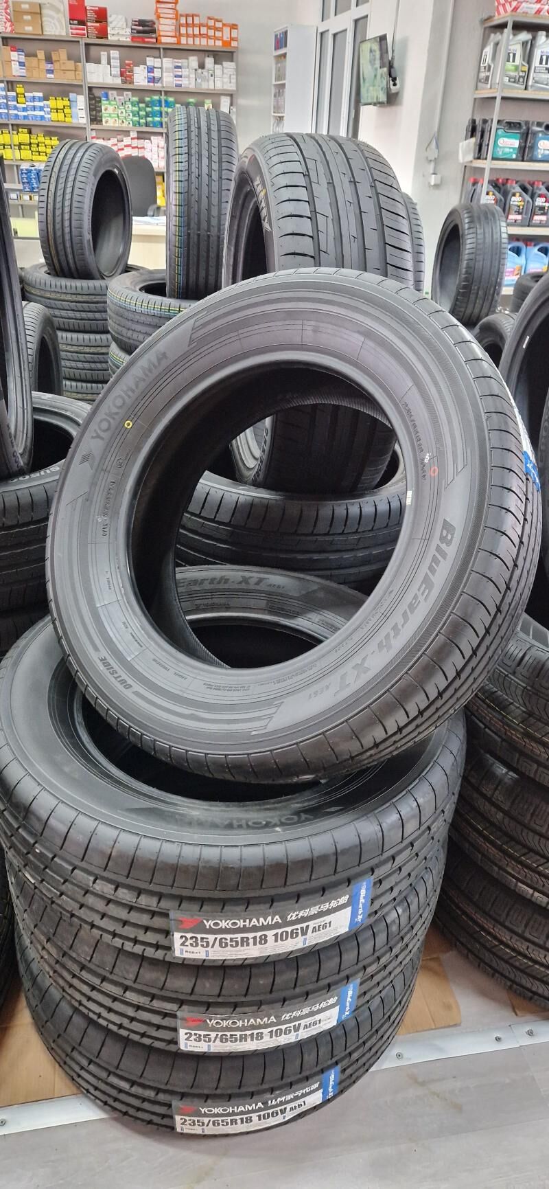 YOKOHAMA 235/65/18 2025ÝYL ✅️ - Ak bugdaý etraby - img 2