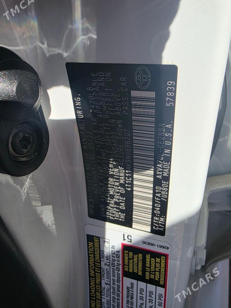 Toyota Camry 2022 - 300 000 TMT - Mary - img 3