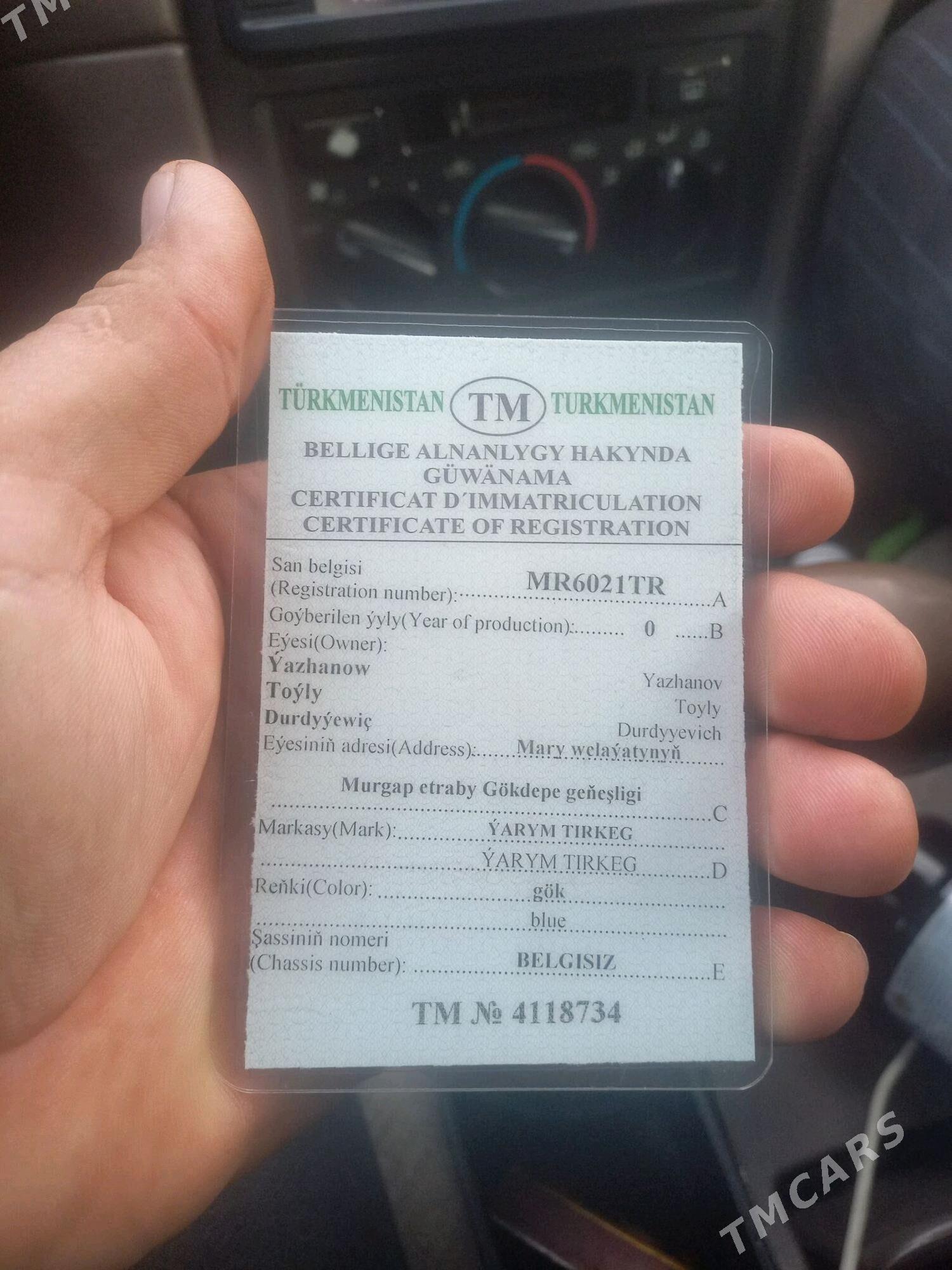 Kogel Euro Trailer 2022 - 220 000 TMT - Мургап - img 6