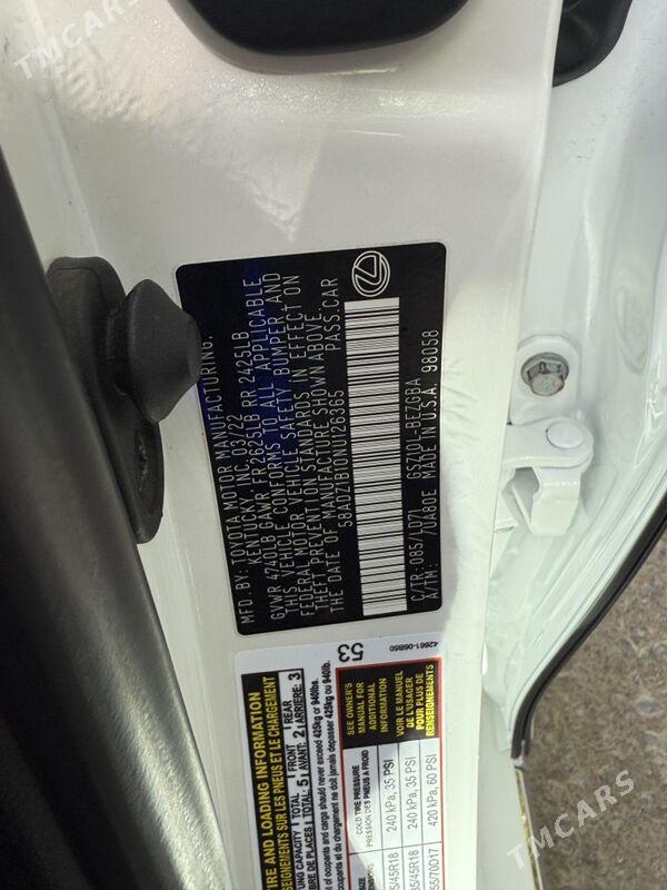 Lexus ES 350 2022 - 555 000 TMT - Ашхабад - img 5