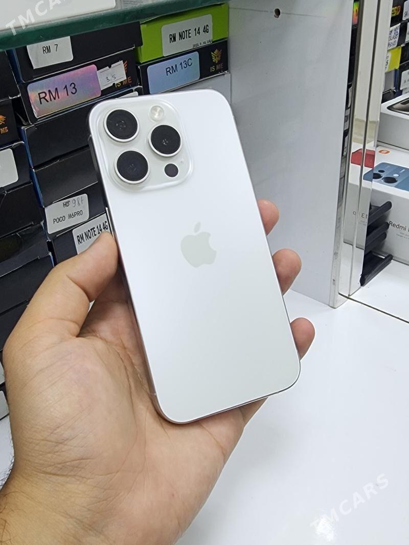 iphone 15pro 🤍 silver - Aşgabat - img 1