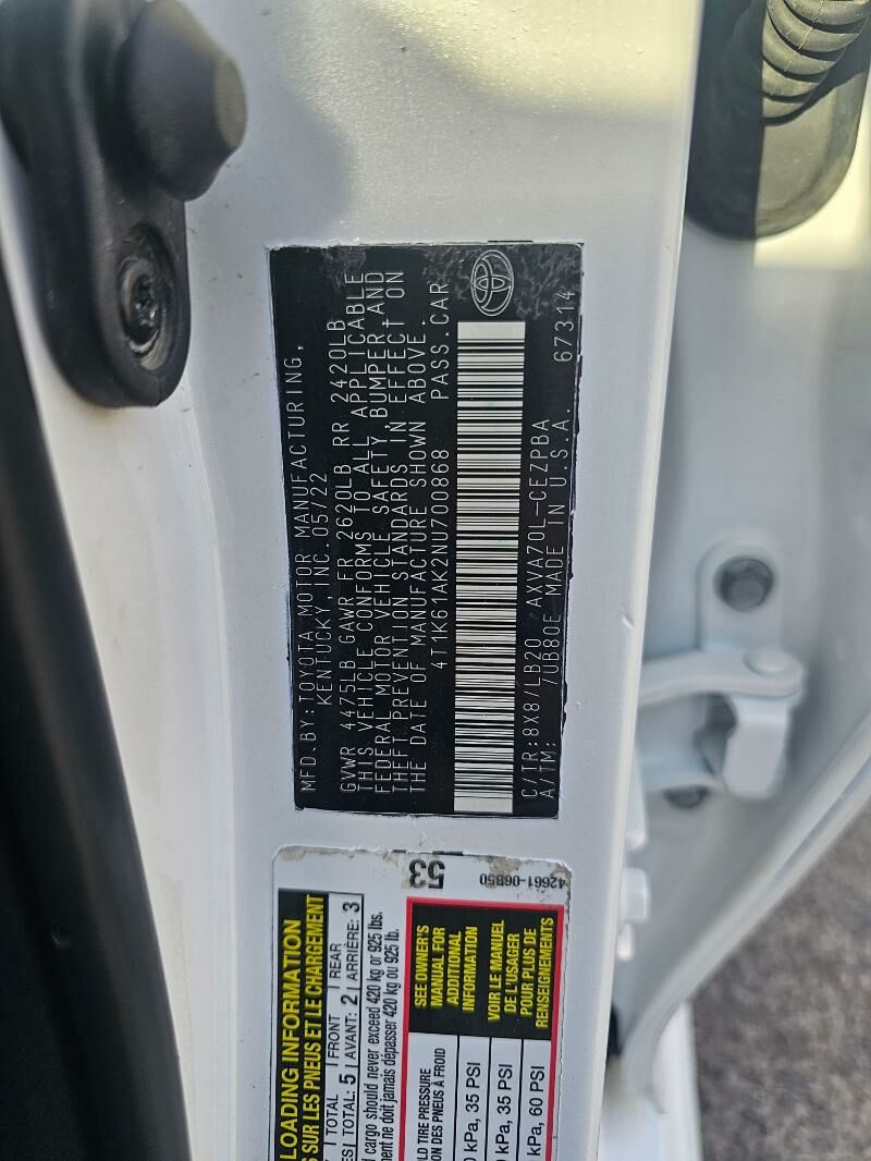 Toyota Camry 2022 - 289 000 TMT - Aşgabat - img 10