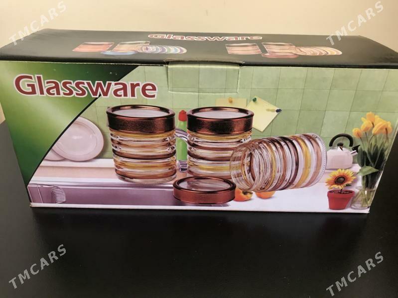Набор стеклянных емкостей на кухню - новый - Aşgabat - img 1
