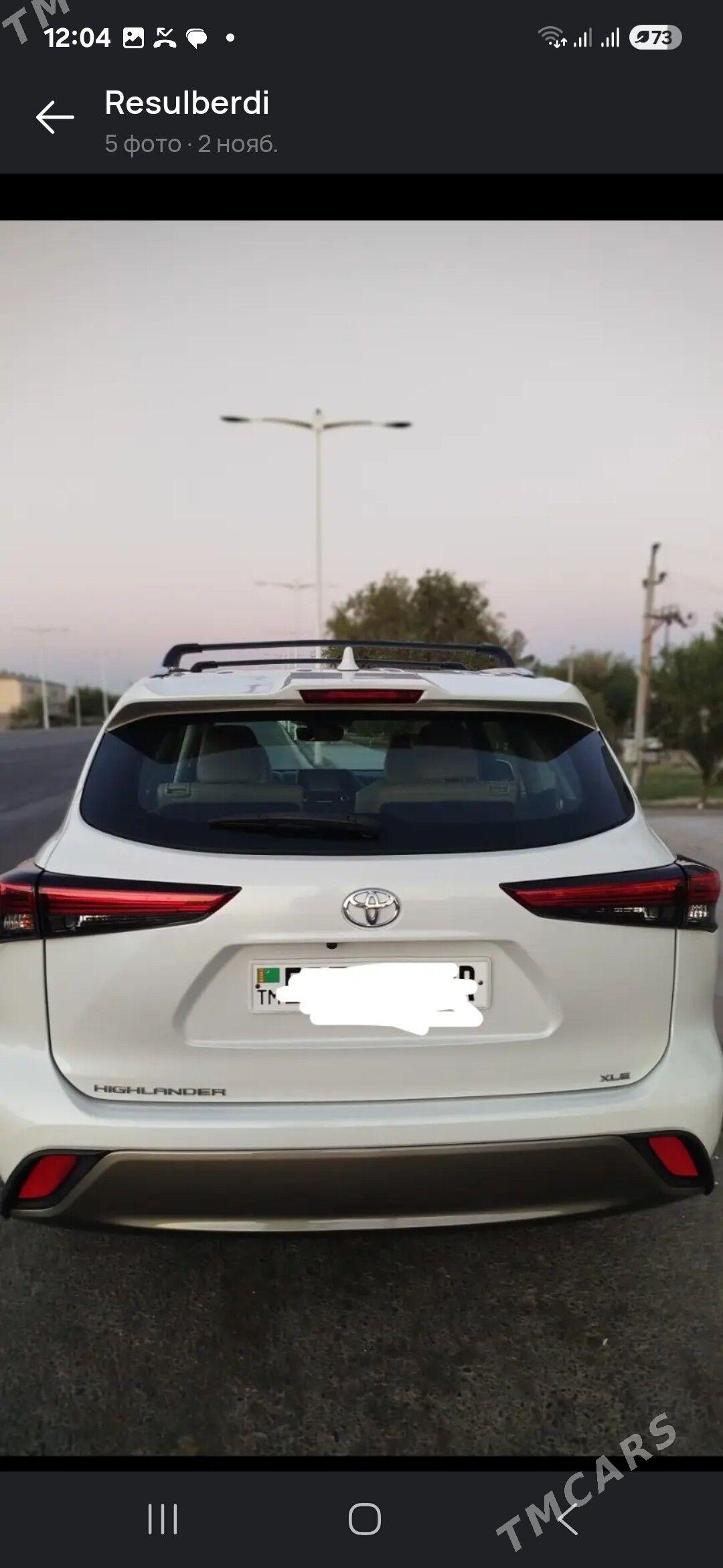 Toyota Highlander 2021 - 550 000 TMT - Байрамали - img 3