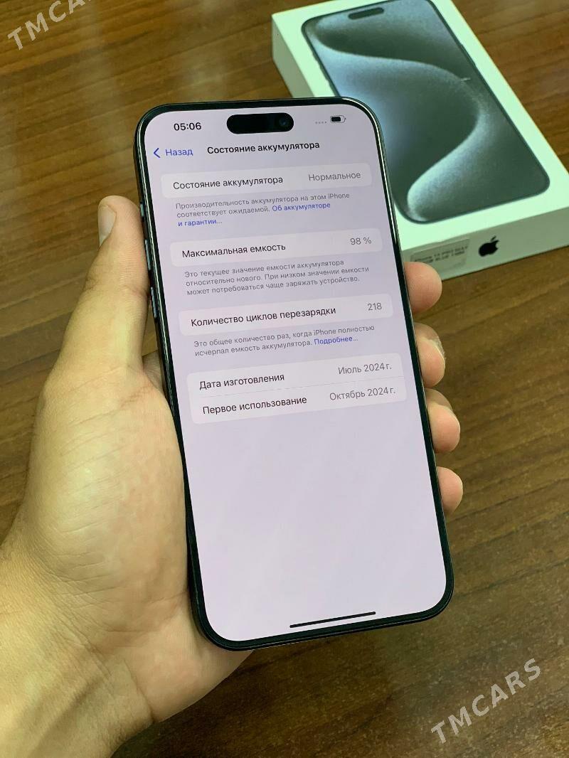 iPhone 15Pro Max   98% - Мары - img 3