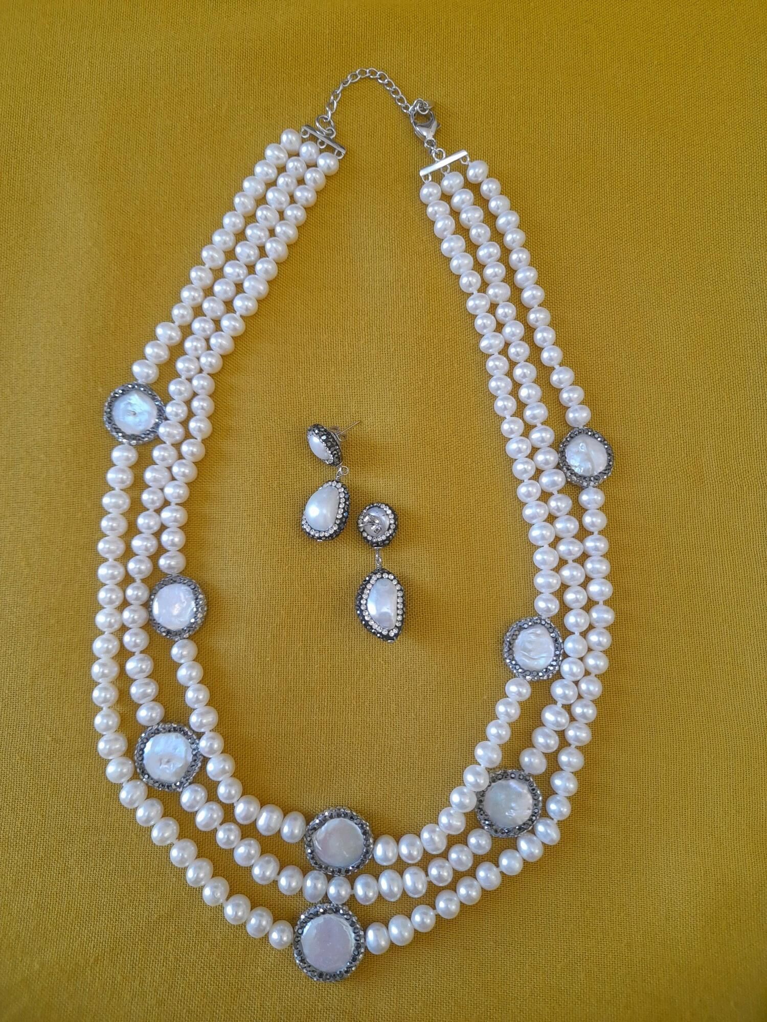 Бусы и ожерелья из жемчуга - ул. Подвойского (Битарап Туркменистан шаёлы) - img 3