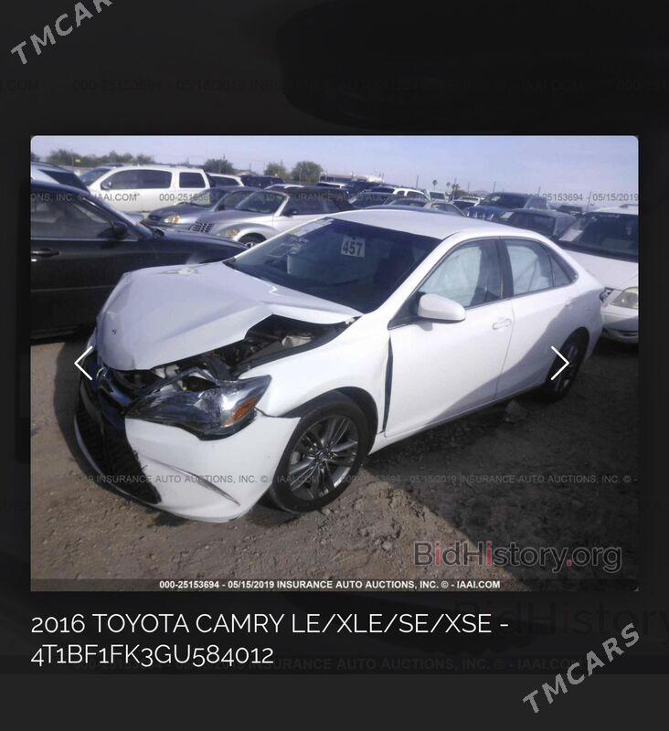 Toyota Camry 2016 - 258 000 TMT - Ашхабад - img 8