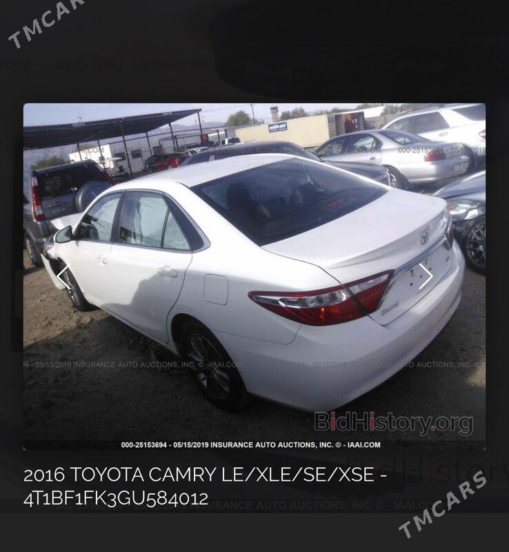 Toyota Camry 2016 - 258 000 TMT - Ашхабад - img 7