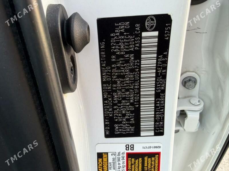 Toyota Avalon 2020 - 490 000 TMT - Ашхабад - img 10