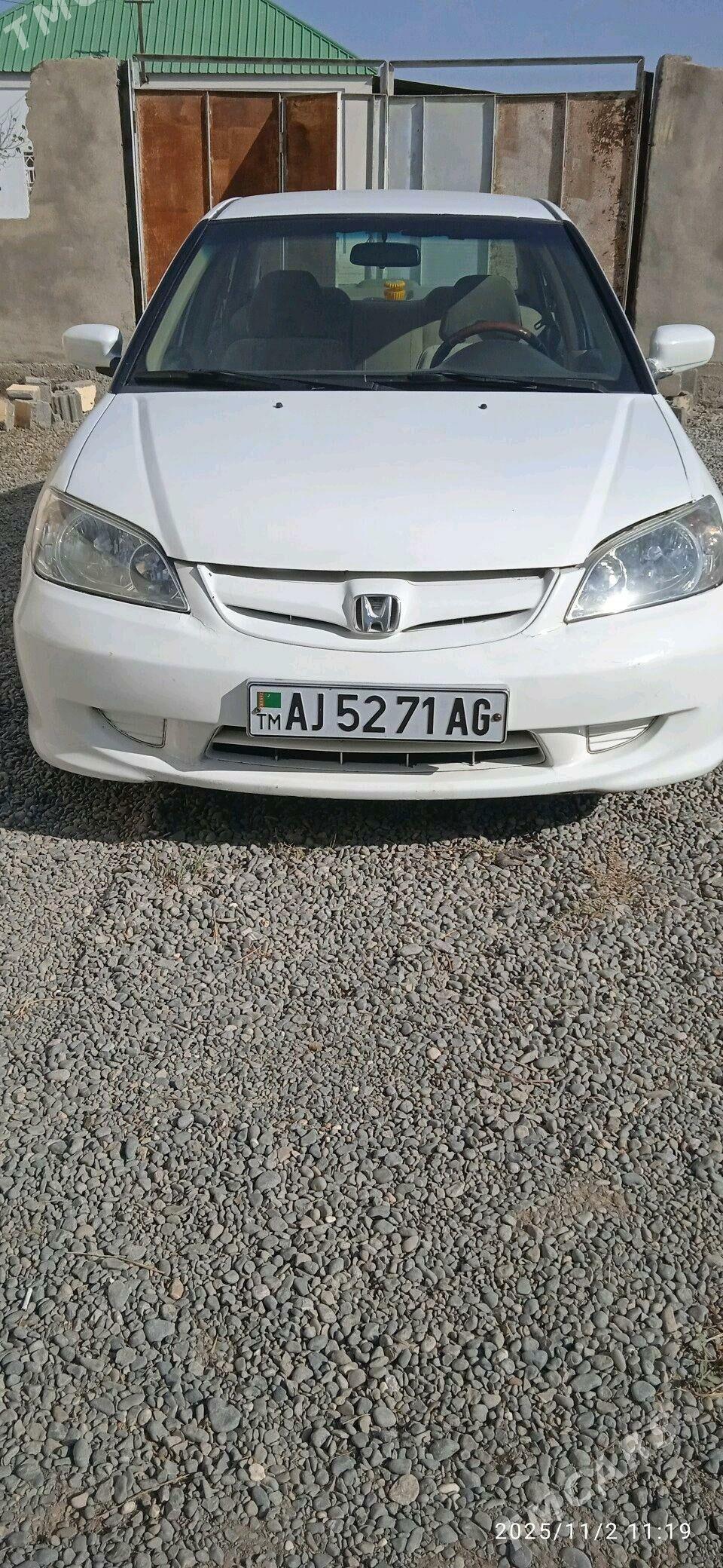 Honda Civic 2003 - 60 000 TMT - Ашхабад - img 1