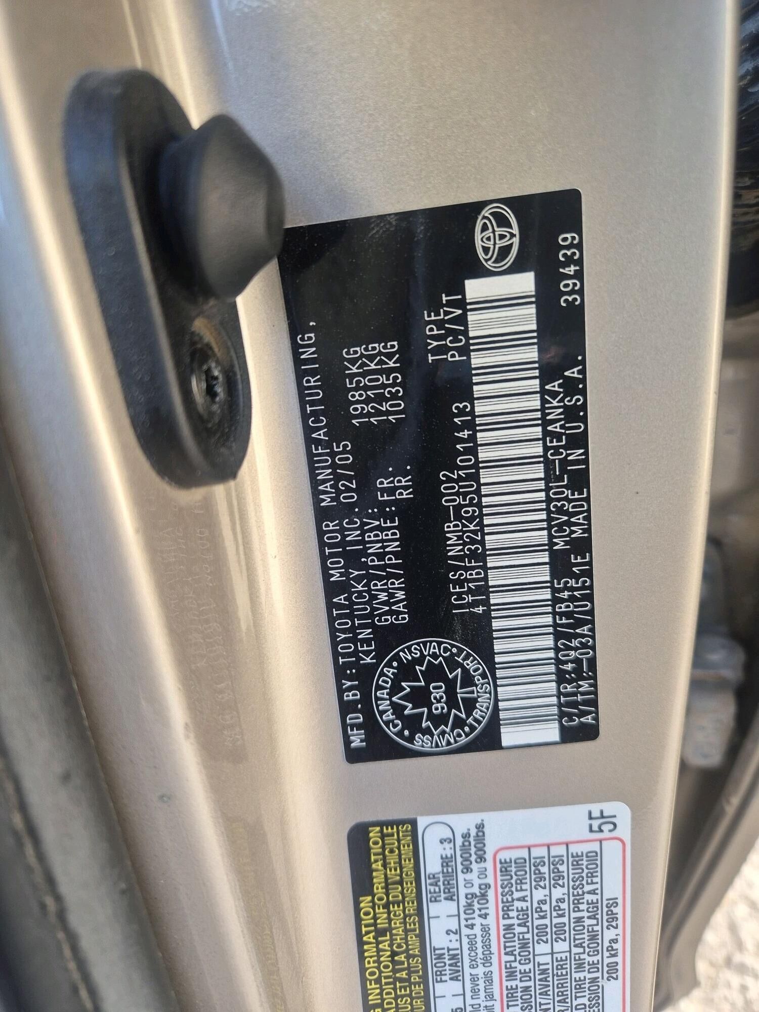 Toyota Camry 2005 - 217 000 TMT - Гызыларбат - img 8