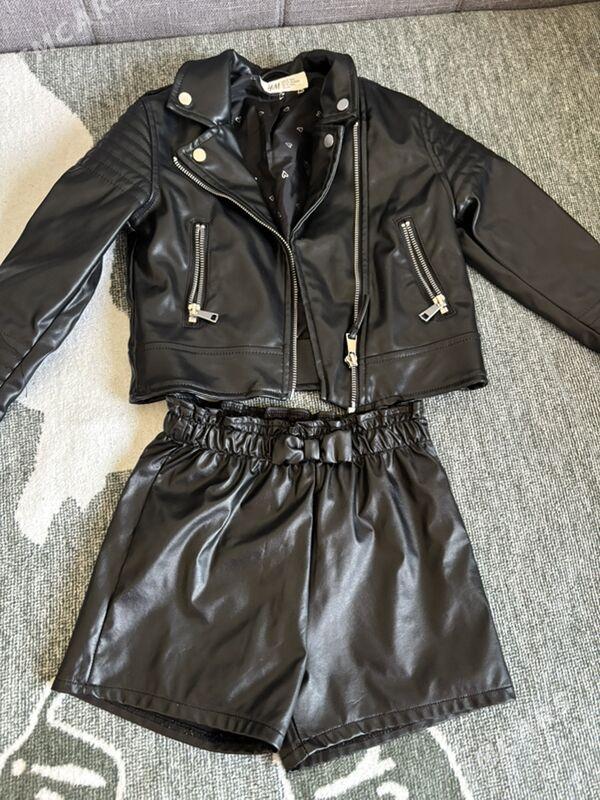 Кож куртка и шорты на девочку - Ашхабад - img 2