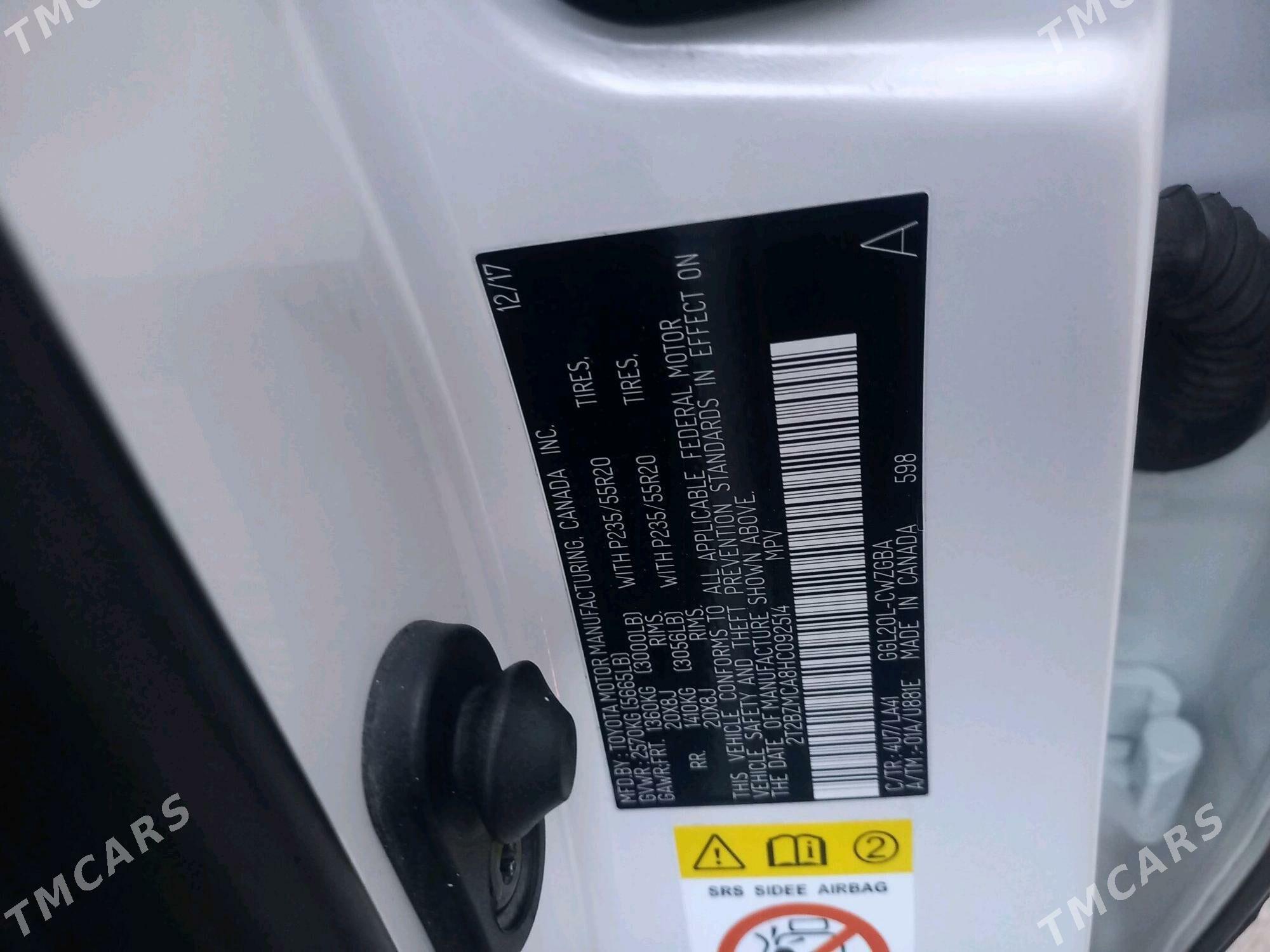 Lexus RX 350L 2018 - 440 000 TMT - Ашхабад - img 5