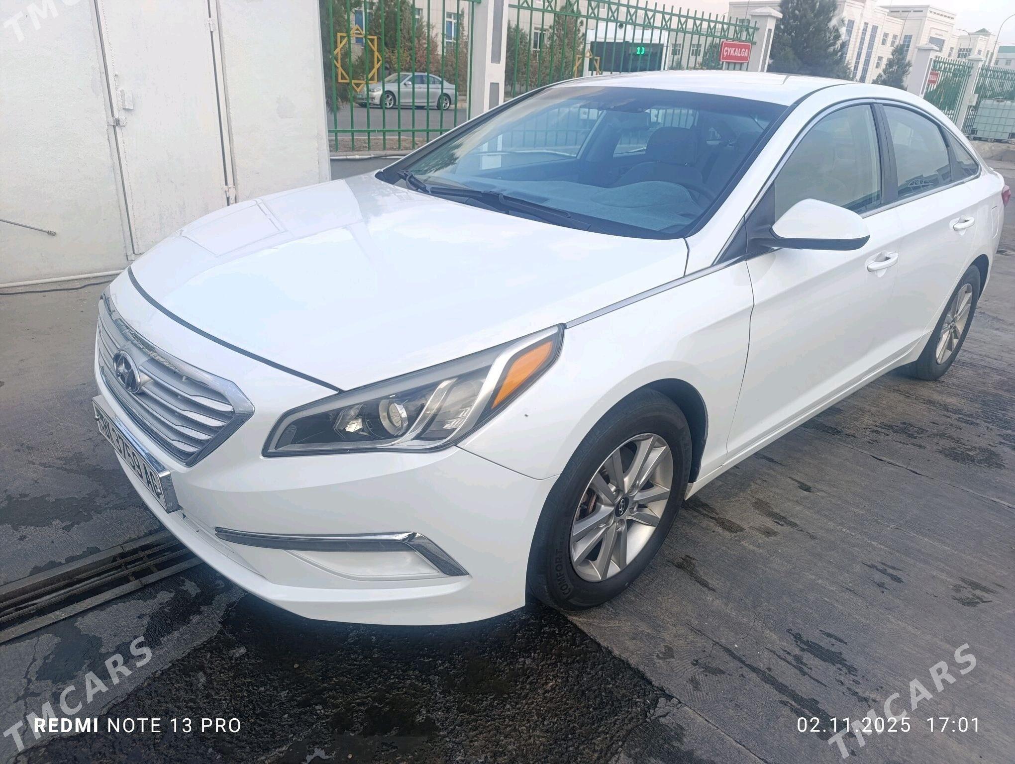 Hyundai Sonata 2015 - 175 000 TMT - Ашхабад - img 1
