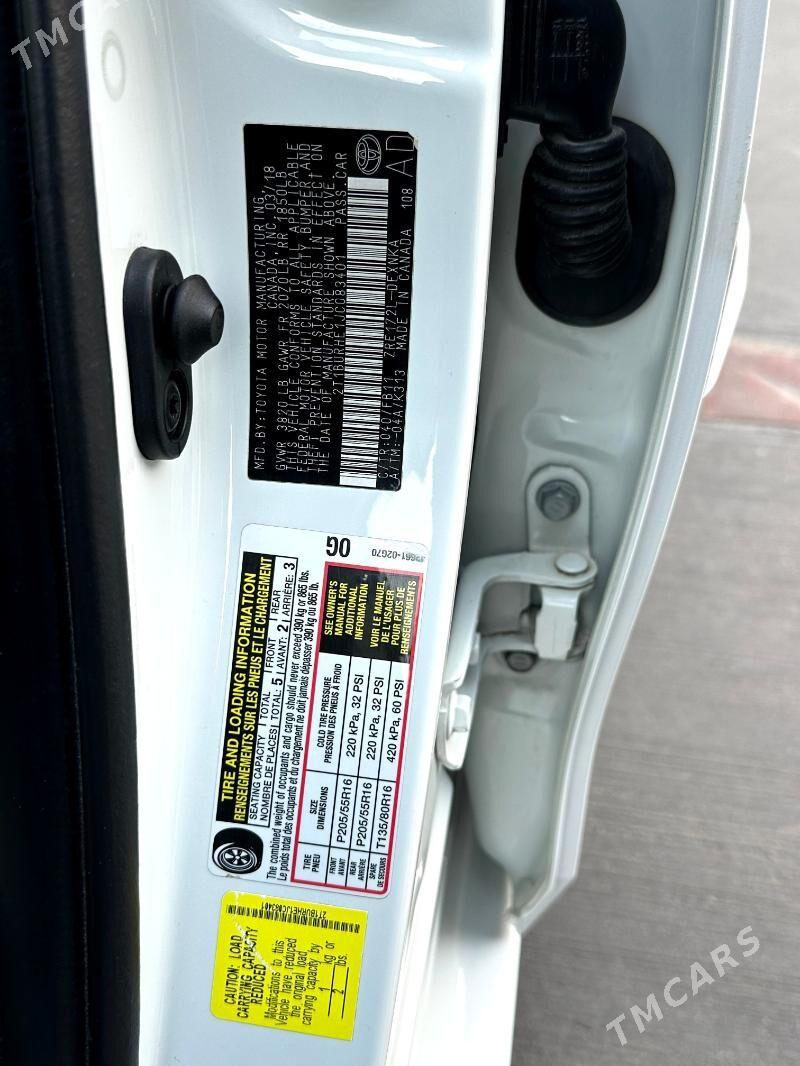 Toyota Corolla 2018 - 220 000 TMT - Ашхабад - img 9