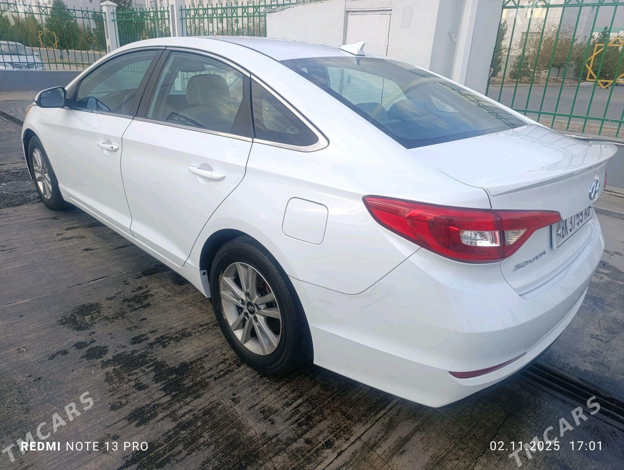 Hyundai Sonata 2015 - 175 000 TMT - Ашхабад - img 3