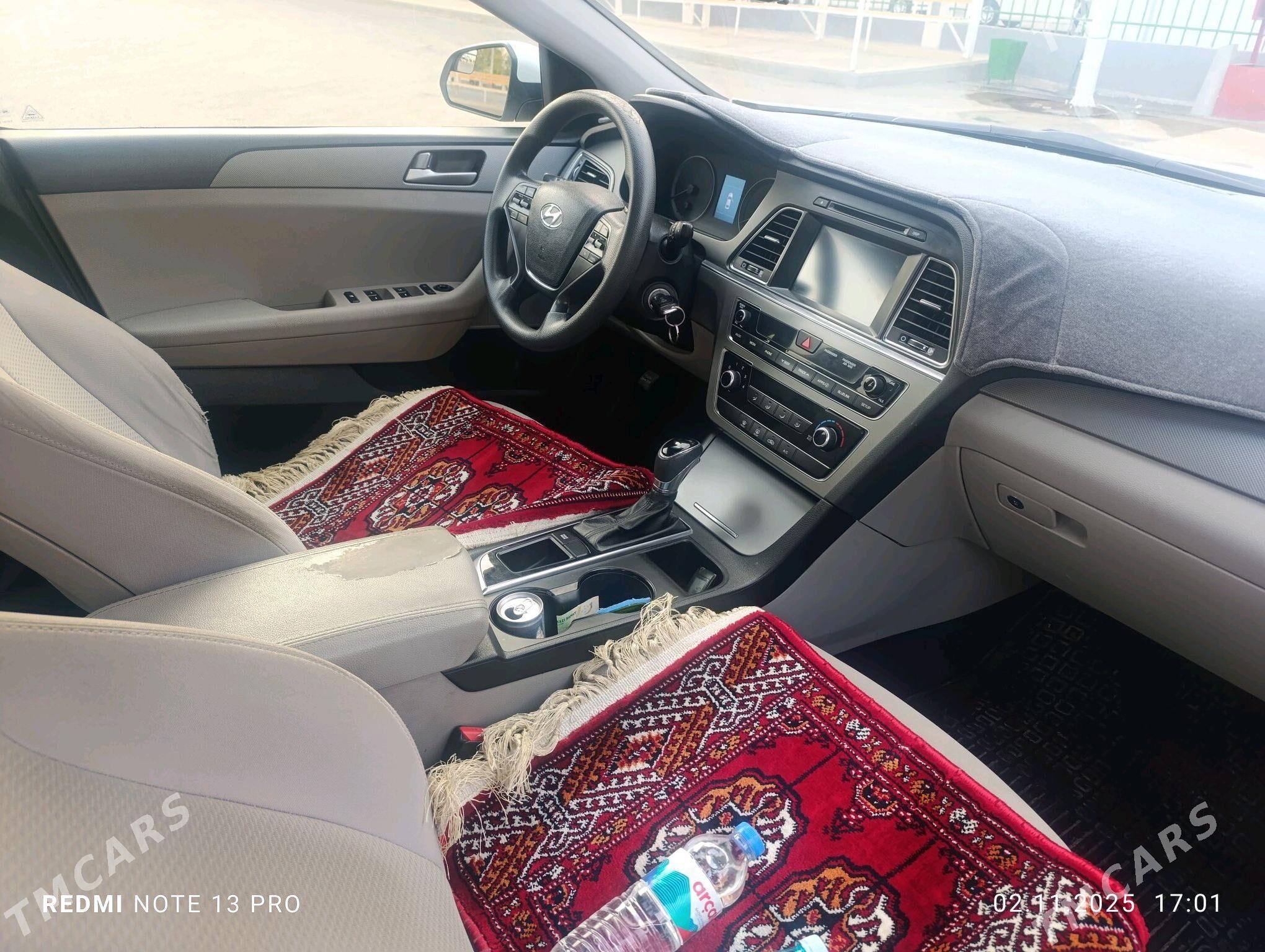 Hyundai Sonata 2015 - 175 000 TMT - Ашхабад - img 5