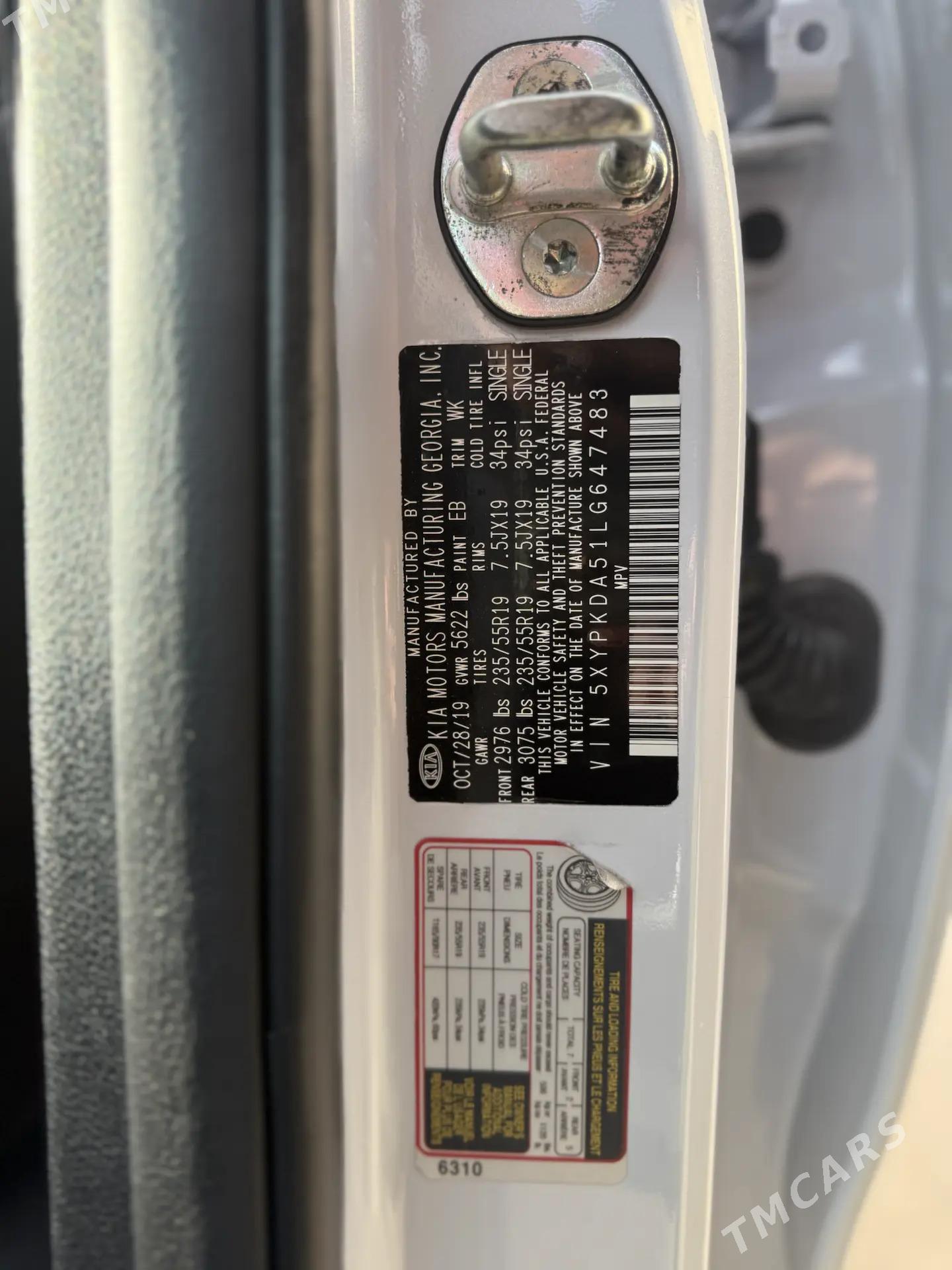 Kia Sorento 2020 - 350 000 TMT - Ашхабад - img 7