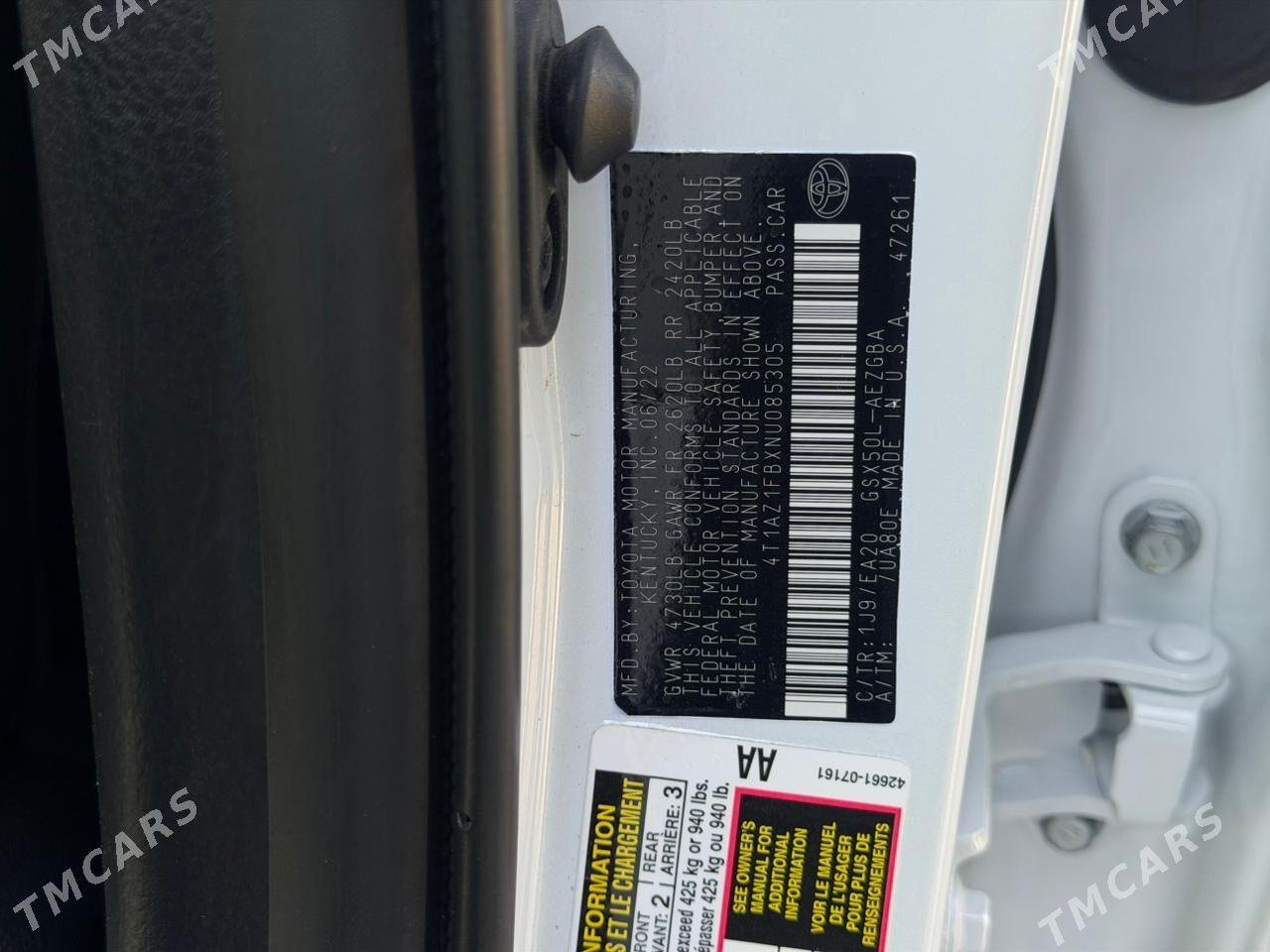 Toyota Avalon 2022 - 472 800 TMT - Mary - img 8