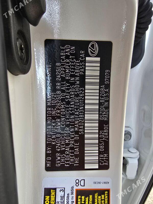 Lexus ES 350 2022 - 600 000 TMT - Ашхабад - img 6