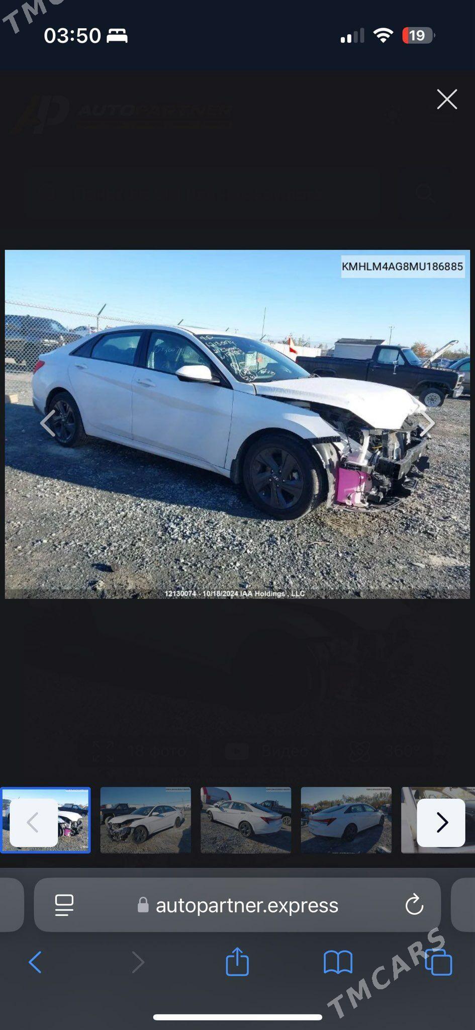 Hyundai Elantra 2021 - 265 000 TMT - Aşgabat - img 7