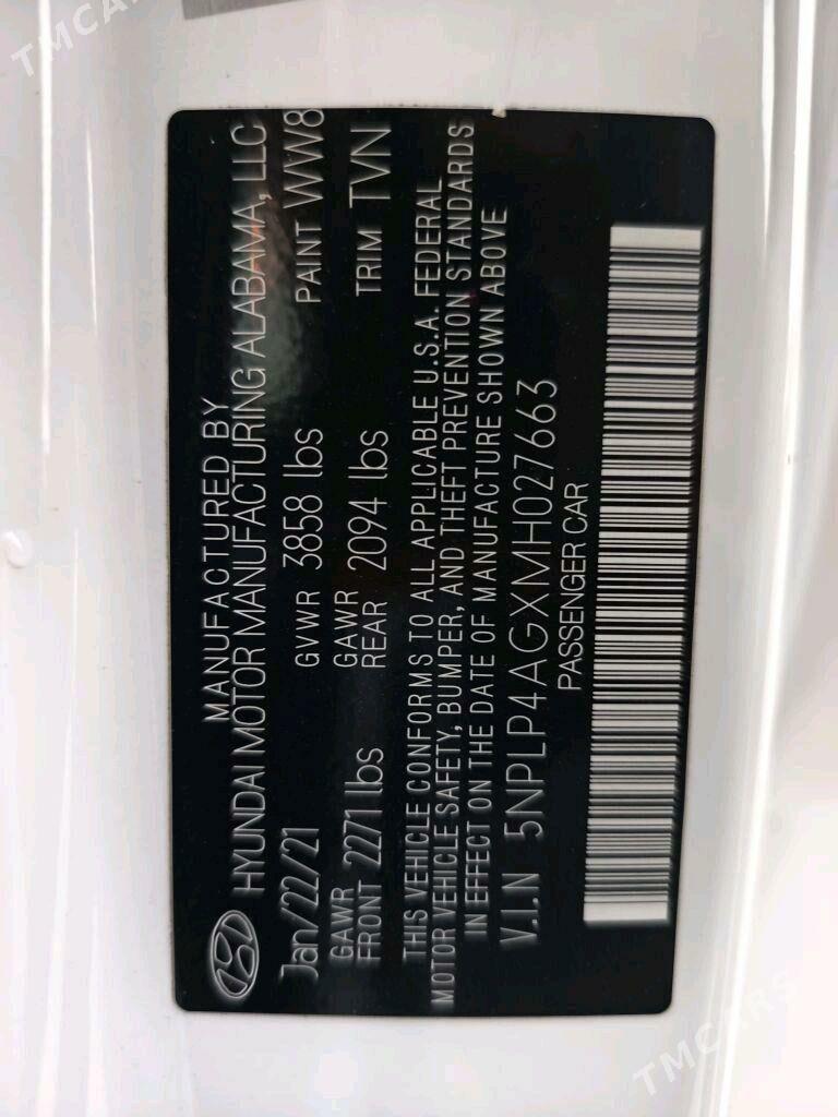 Hyundai Elantra 2021 - 259 000 TMT - Мары - img 9