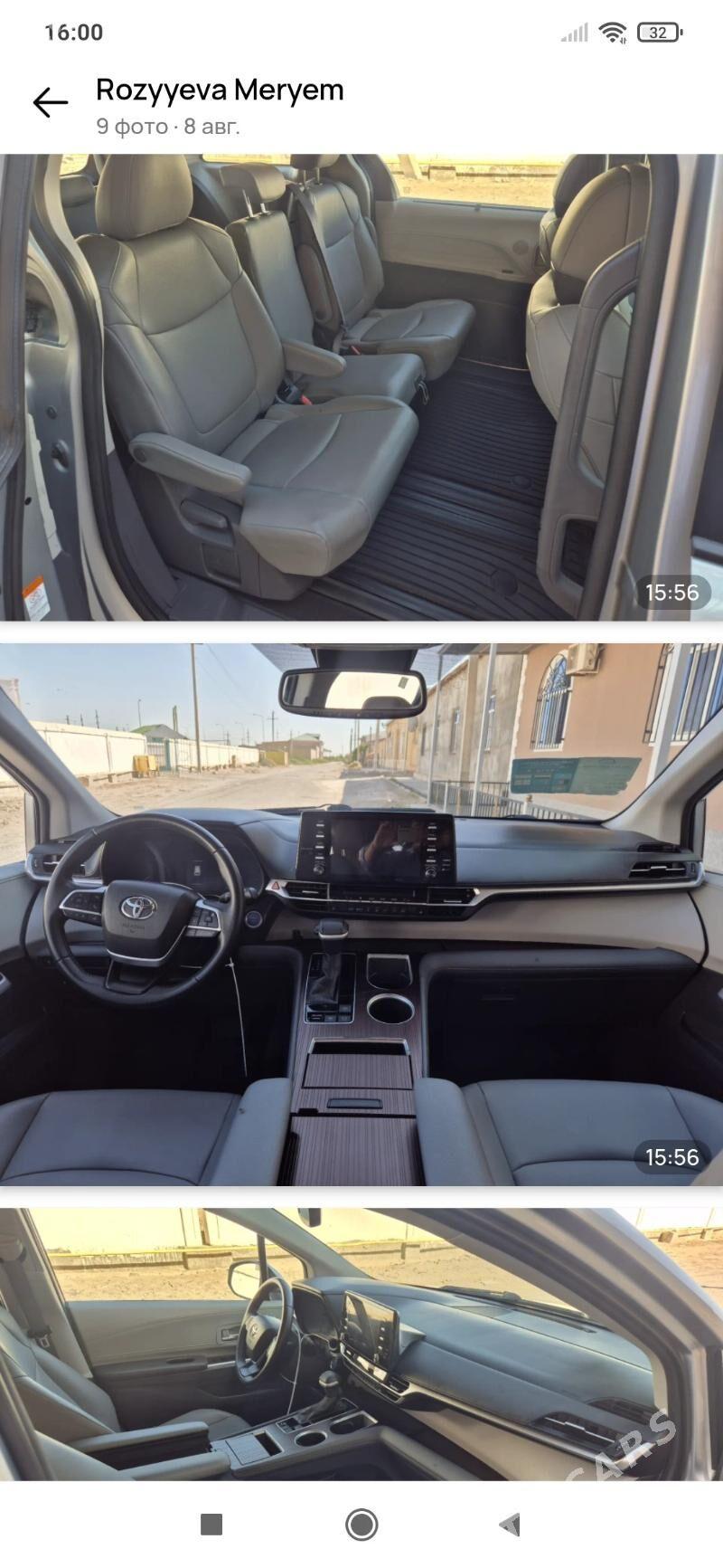 Toyota Sienna 2021 - 480 000 TMT - Дянев - img 5