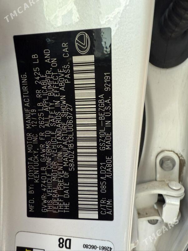 Lexus ES 350 2020 - 605 000 TMT - Балканабат - img 10