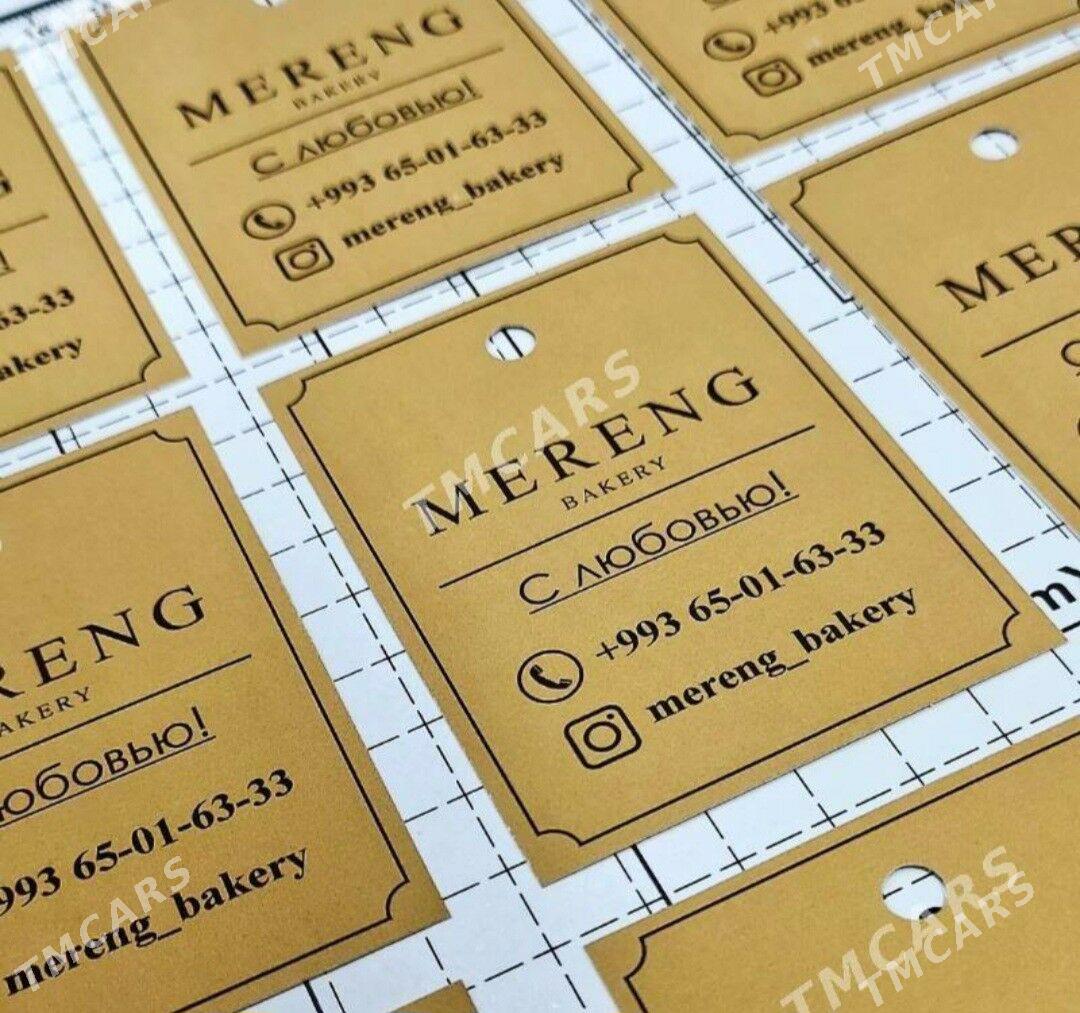 wizitk nakleyka stiker tiketka - Ашхабад - img 9