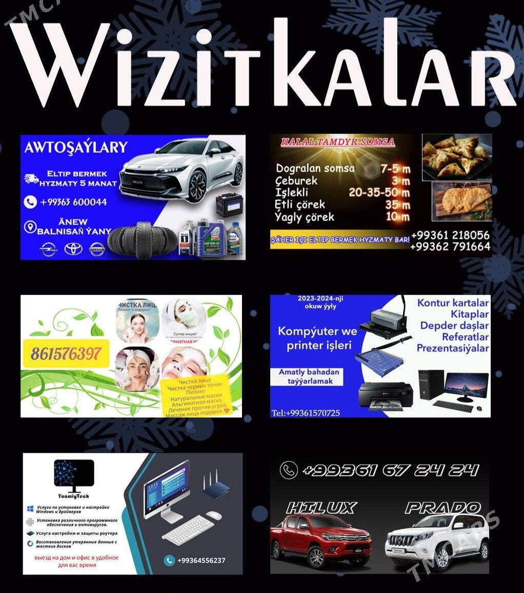 wizitk nakleyka stiker tiketka - Ашхабад - img 1