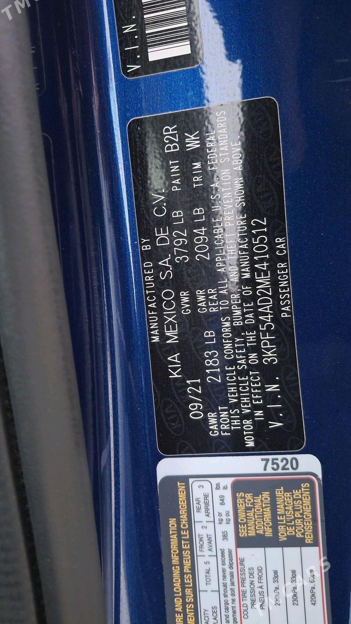 Kia Forte 2021 - 210 000 TMT - Ашхабад - img 5