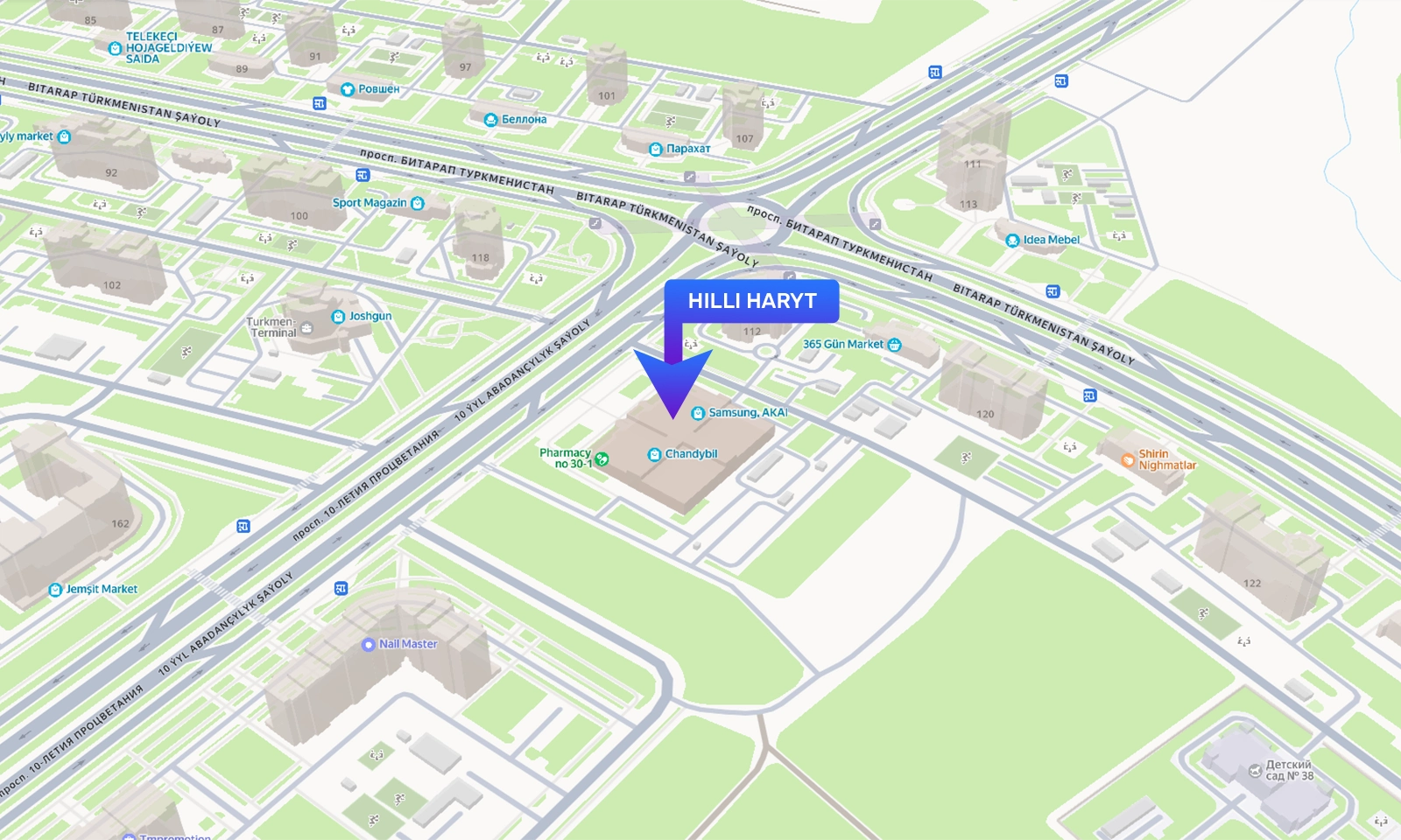 Hilli haryt Map Location