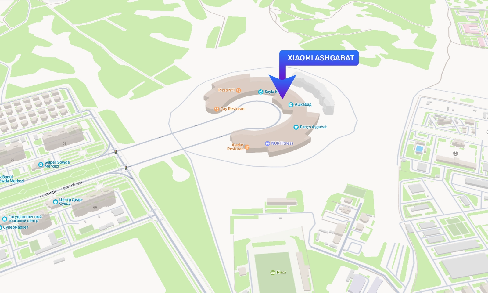 XIAOMI ASHGABAT Map Location