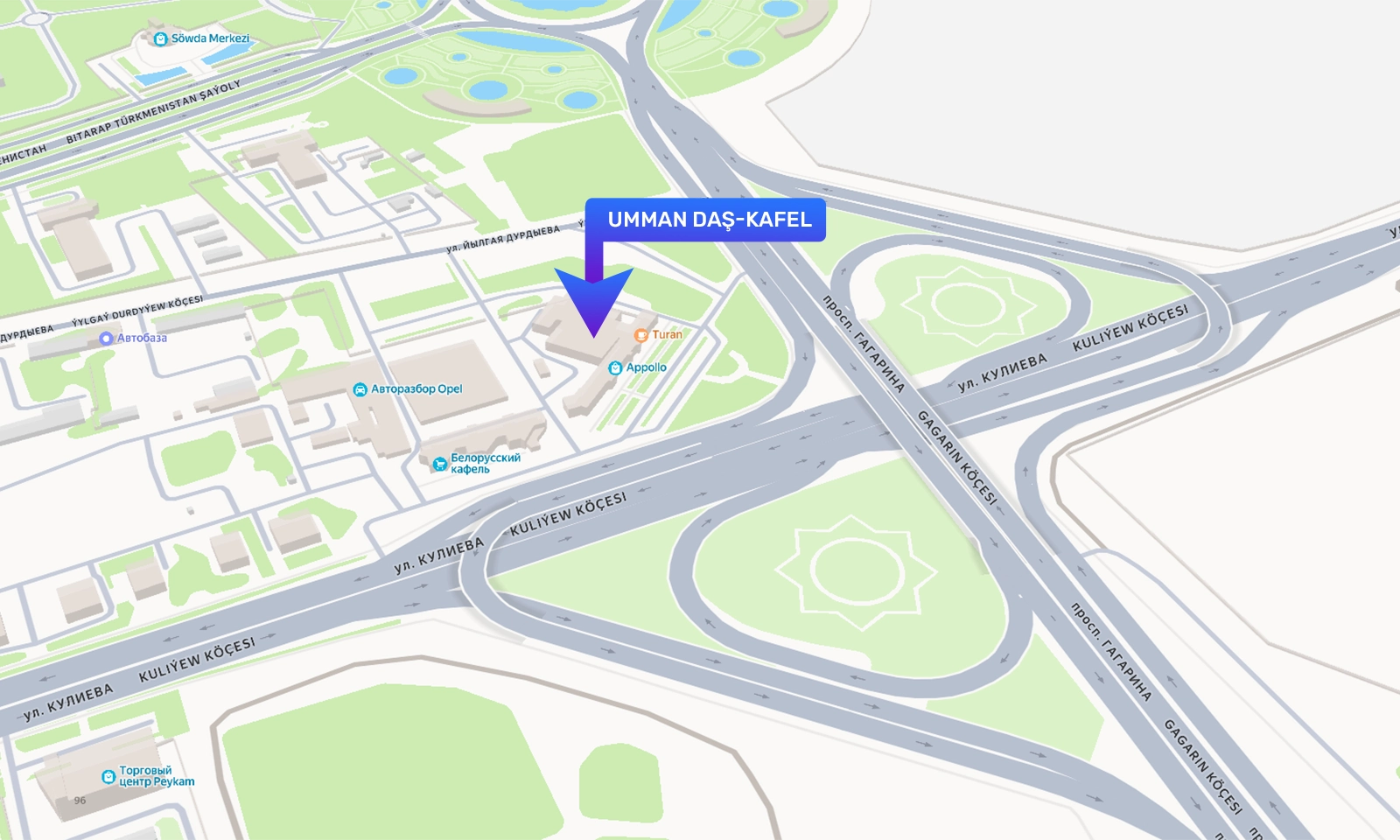 UMMAN DAŞ- Kafel Map Location
