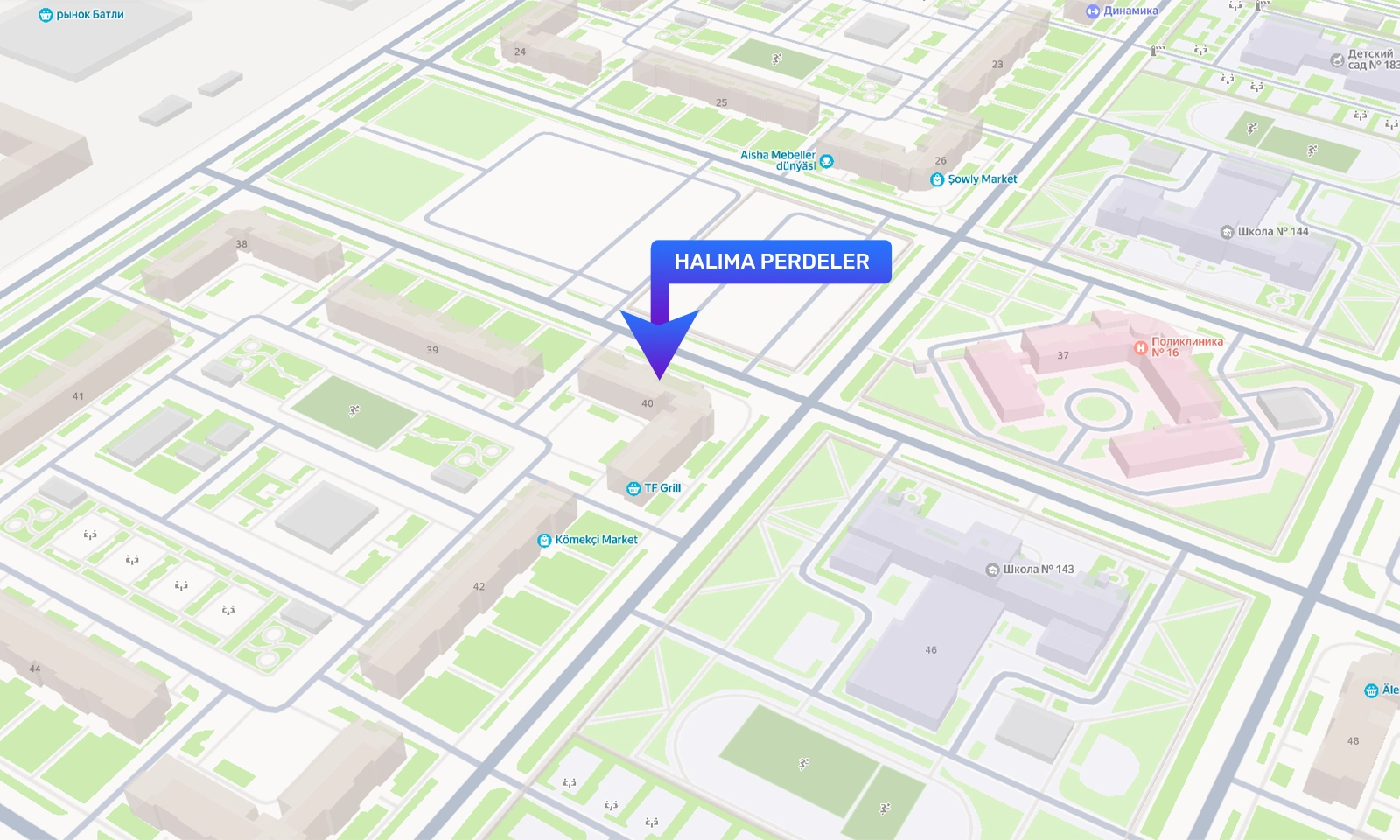 Halima Perdeler Map Location