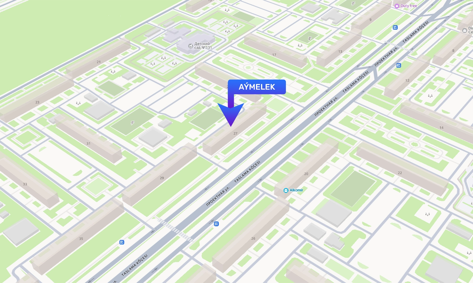 AÝMELEK HYZMATLARY Map Location